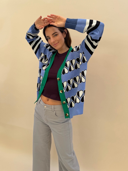 Chaleco Heart - Azul
