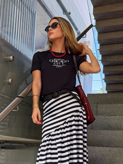 Polera Chicago - Negra