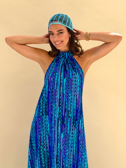 Vestido Fernanda - Calipso y Morado