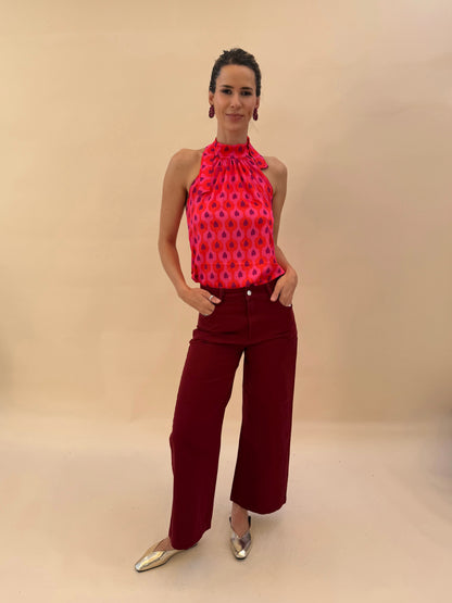 Top Lucía - Rojo Morado