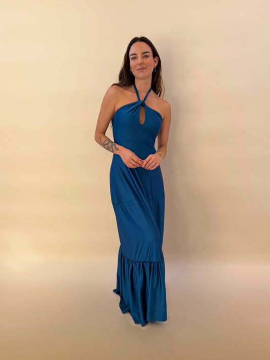 Vestido Amalia - Petróleo