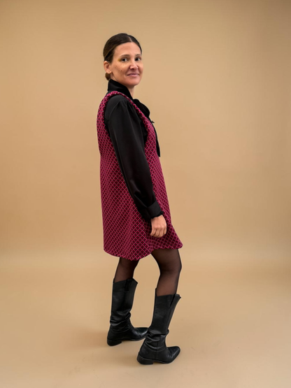 Jumper Florencia - Print Burdeo