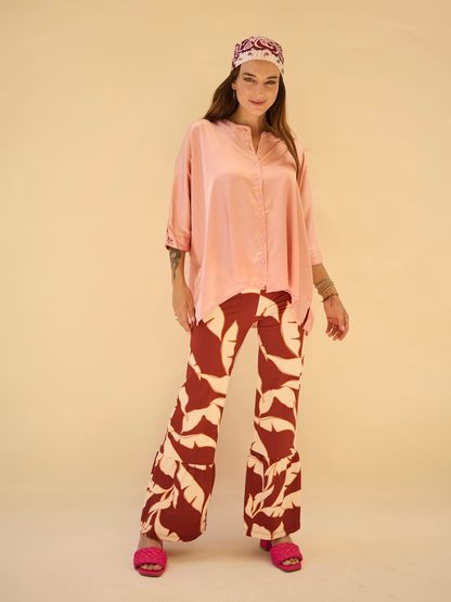 Patas Adela - Flores Terracota