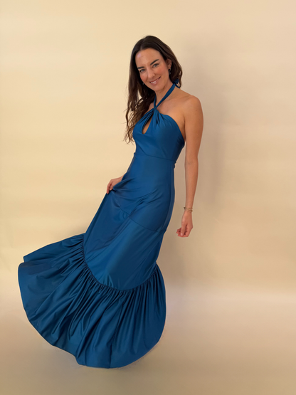Vestido Amalia - Petróleo