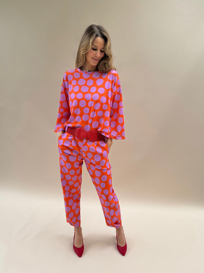 Pantalón Ana - Dots Lila