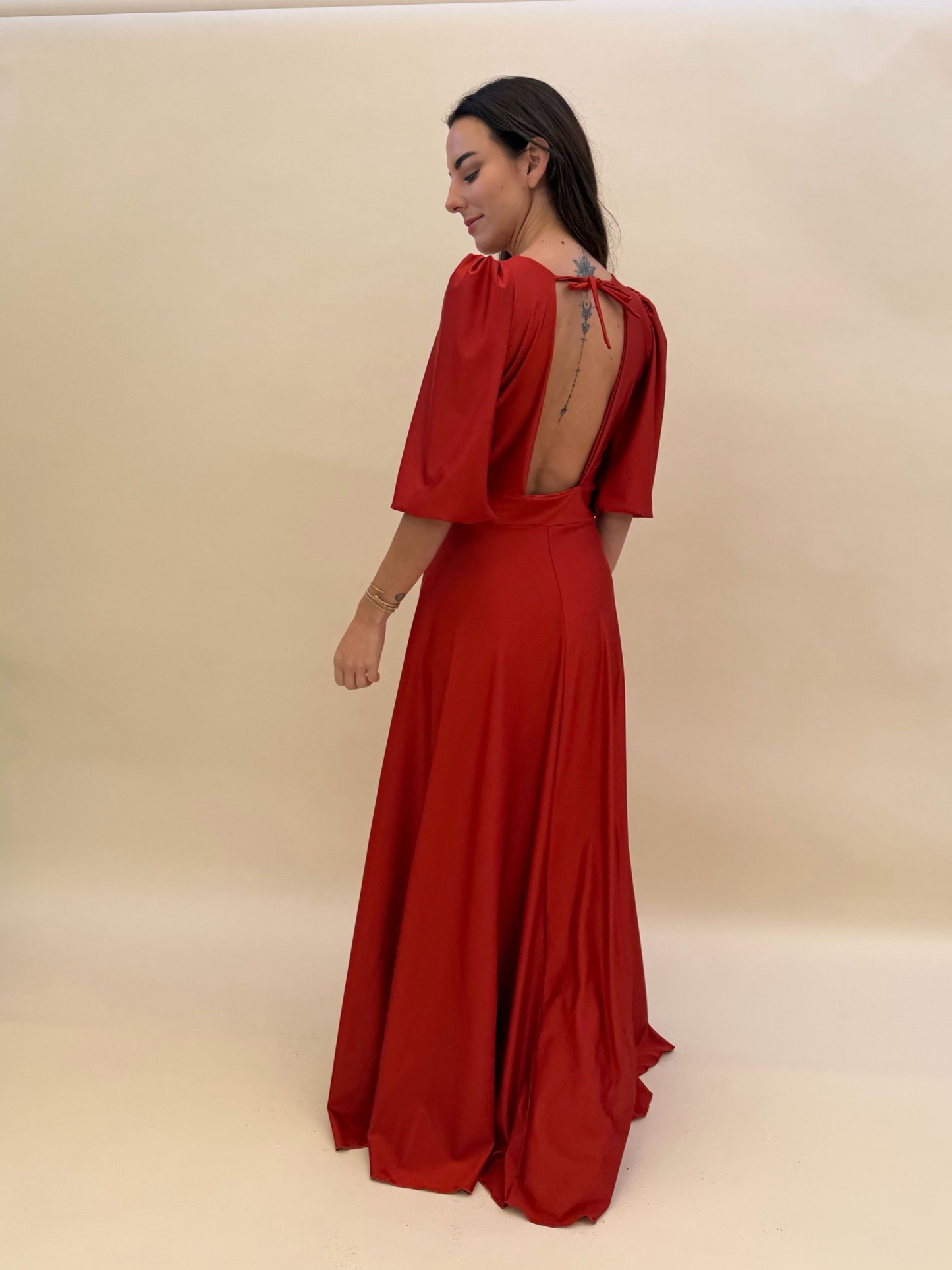 Vestido Raquel - Terracota