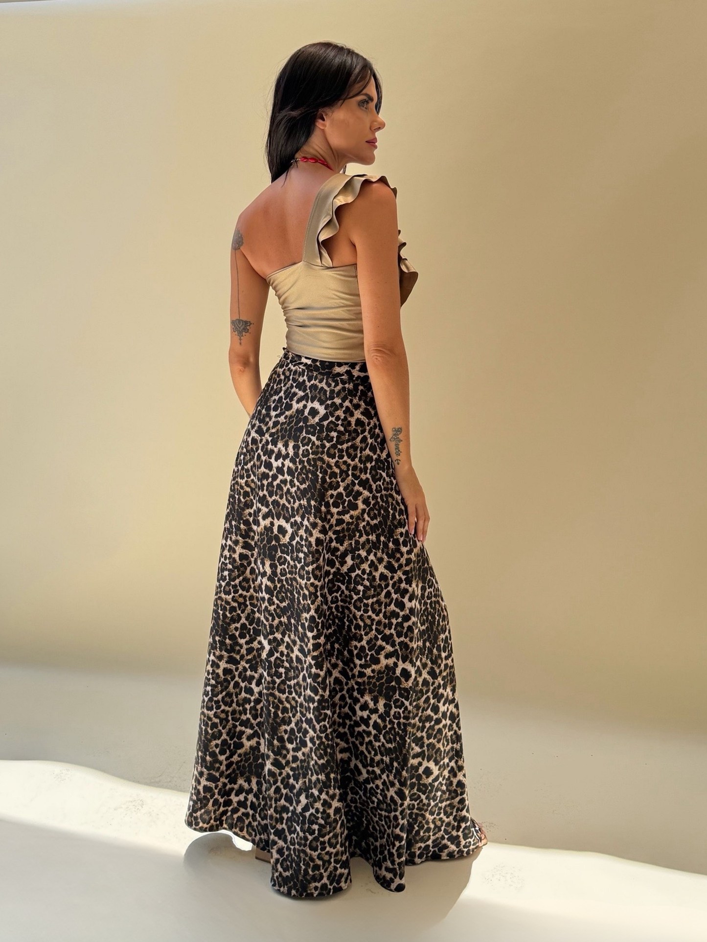 Falda Lucía - Leopardo