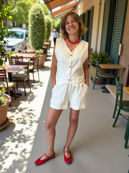 Short Clara - Blanco