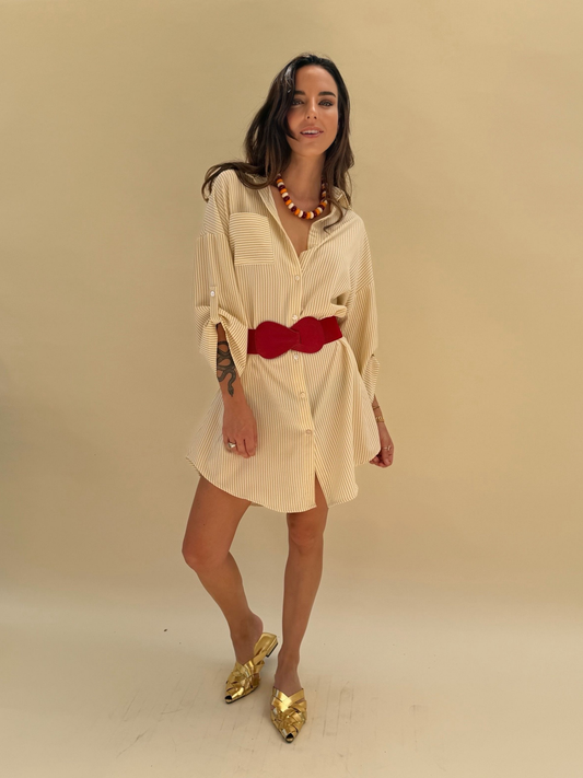 Vestido Maia - Rayas Amarillo