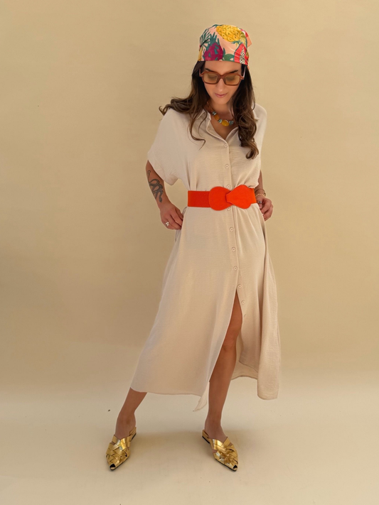 Vestido Julieta - Beige