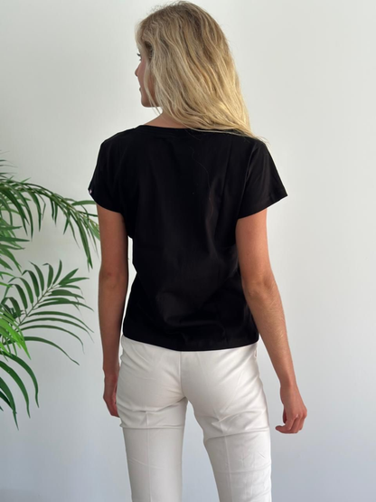 Polera Hebra - Negro