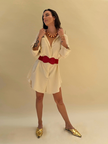 Vestido Maia - Rayas Amarillo