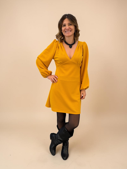 Vestido Amparo - Amarillo