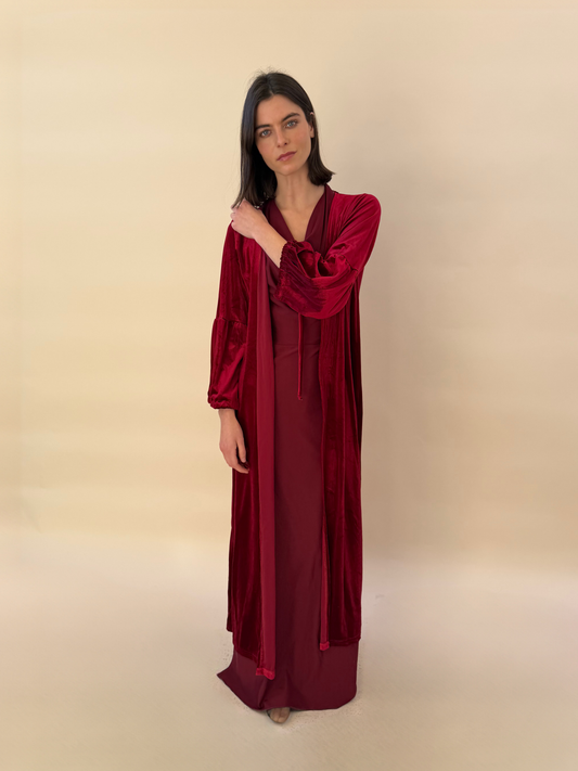 Kimono Velvet - Rojo