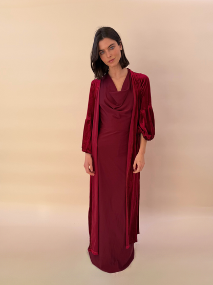 Kimono Velvet - Rojo