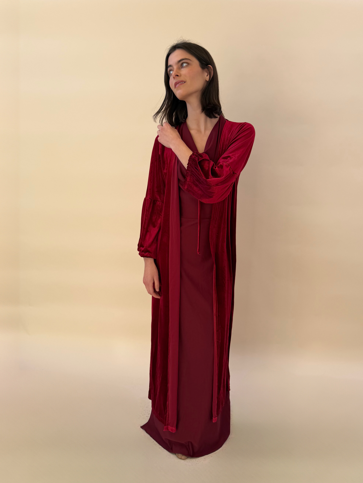 Kimono Velvet - Rojo