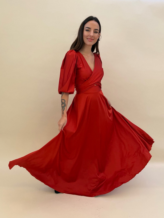 Vestido Raquel - Rojo
