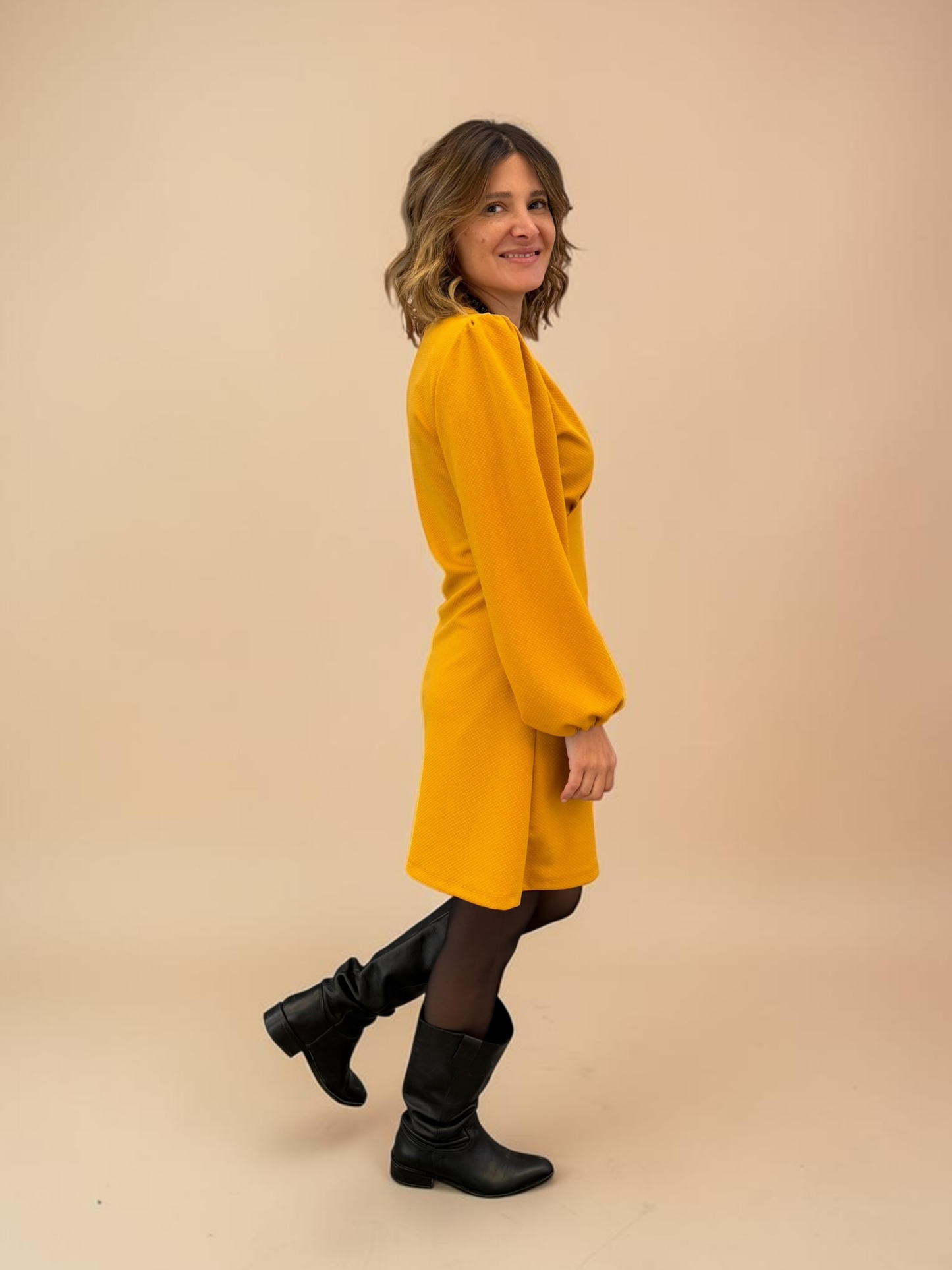Vestido Amparo - Amarillo