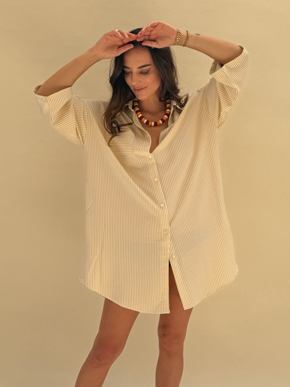 Vestido Maia - Rayas Amarillo