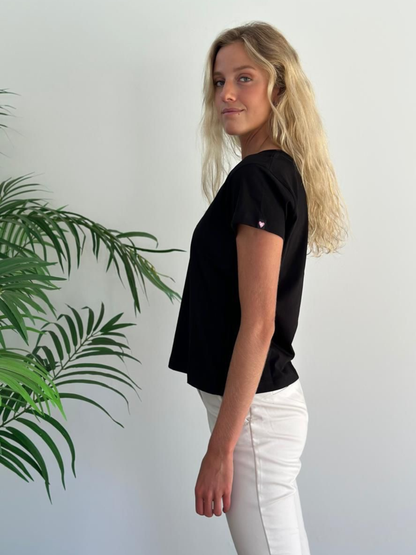 Polera Hebra - Negro