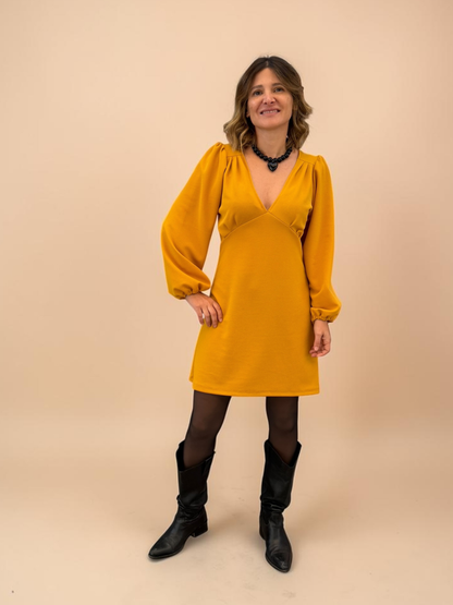 Vestido Amparo - Amarillo