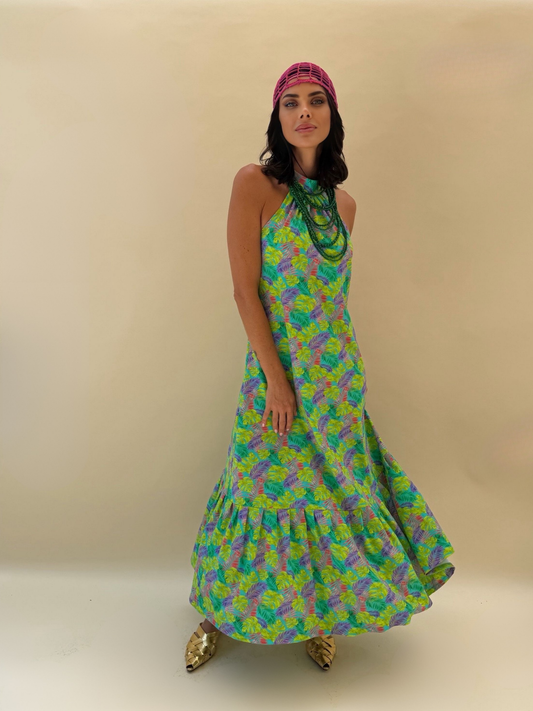 Vestido Fernanda - Tropical Verde