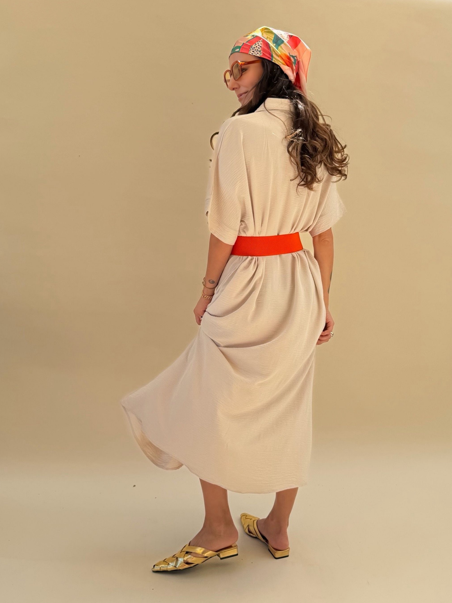 Vestido Julieta - Beige
