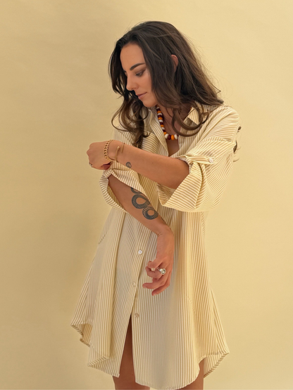 Vestido Maia - Rayas Amarillo