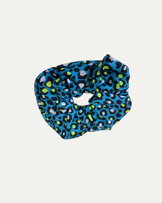 Collet Scrunchie Leopardo Flúor