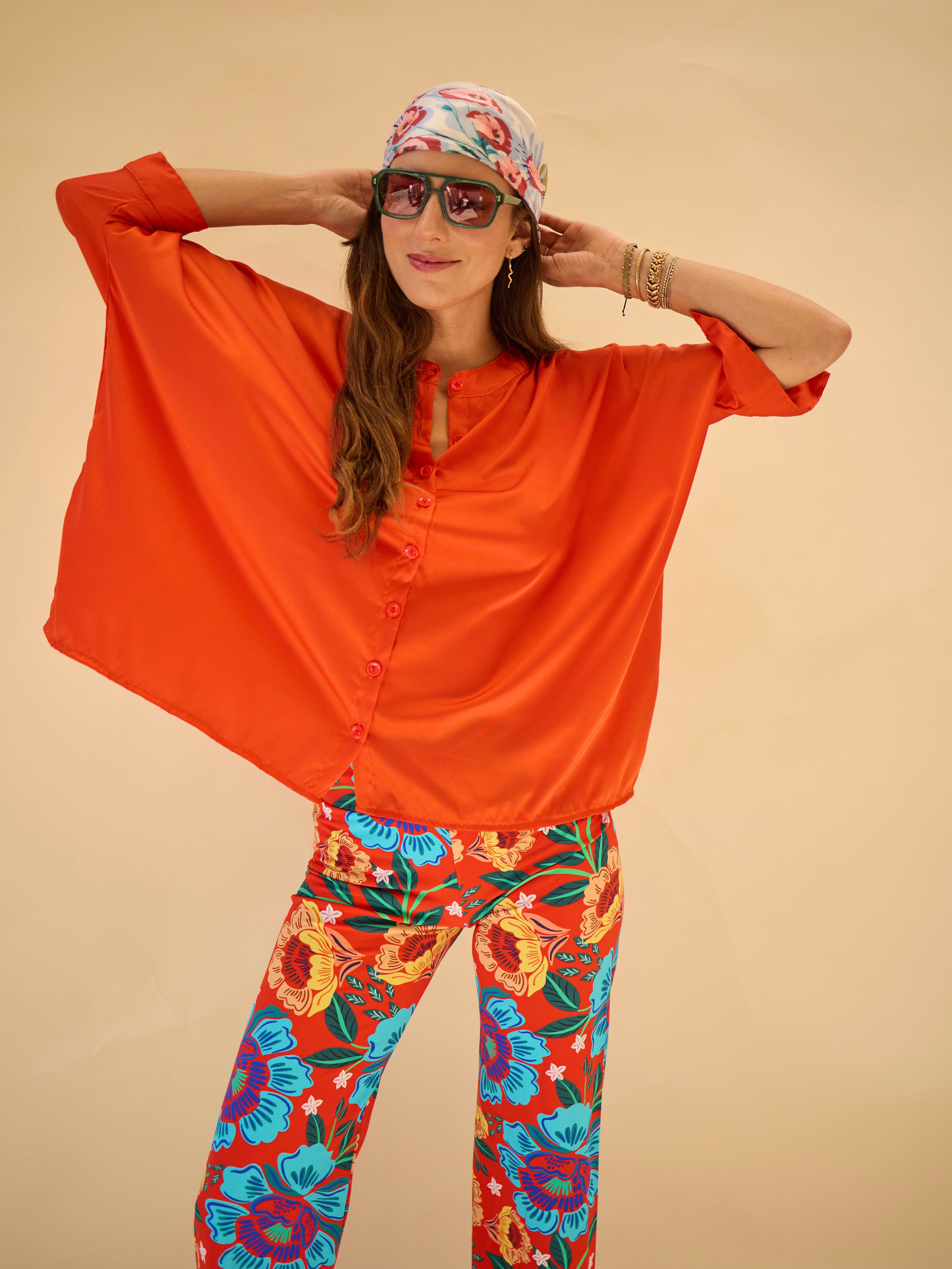Blusa Paz - Naranja