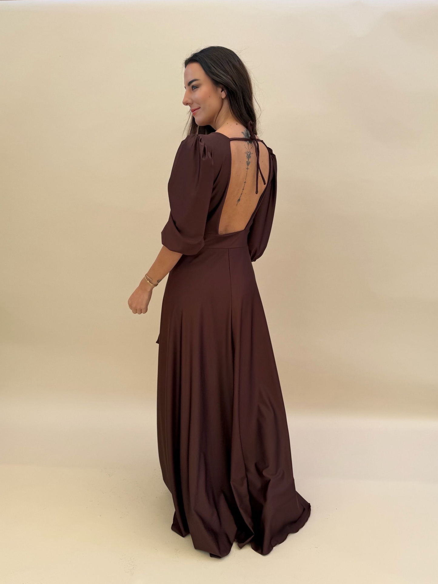 Vestido Raquel - Café