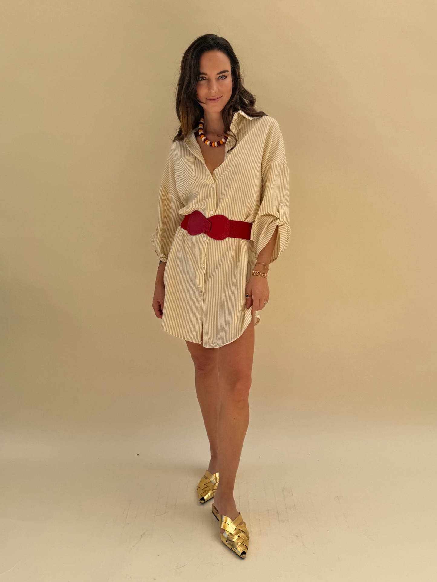 Vestido Maia - Rayas Amarillo
