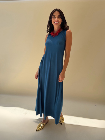 Vestido Candelaria - Petróleo