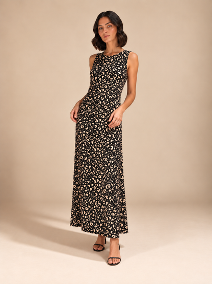 Vestido Candelaria - Print Negro