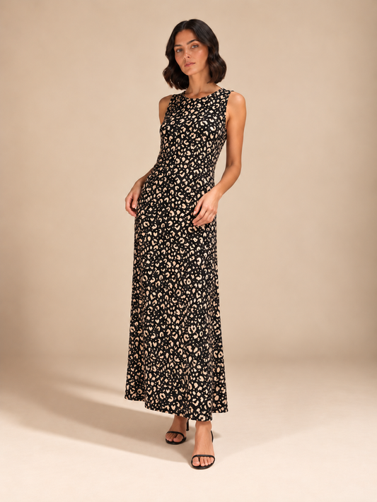 Vestido Candelaria - Print Negro