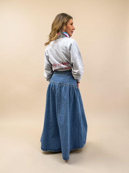 Falda Andrea - Denim Claro