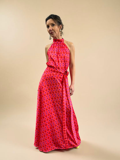 Falda Lucía - Rojo Morado