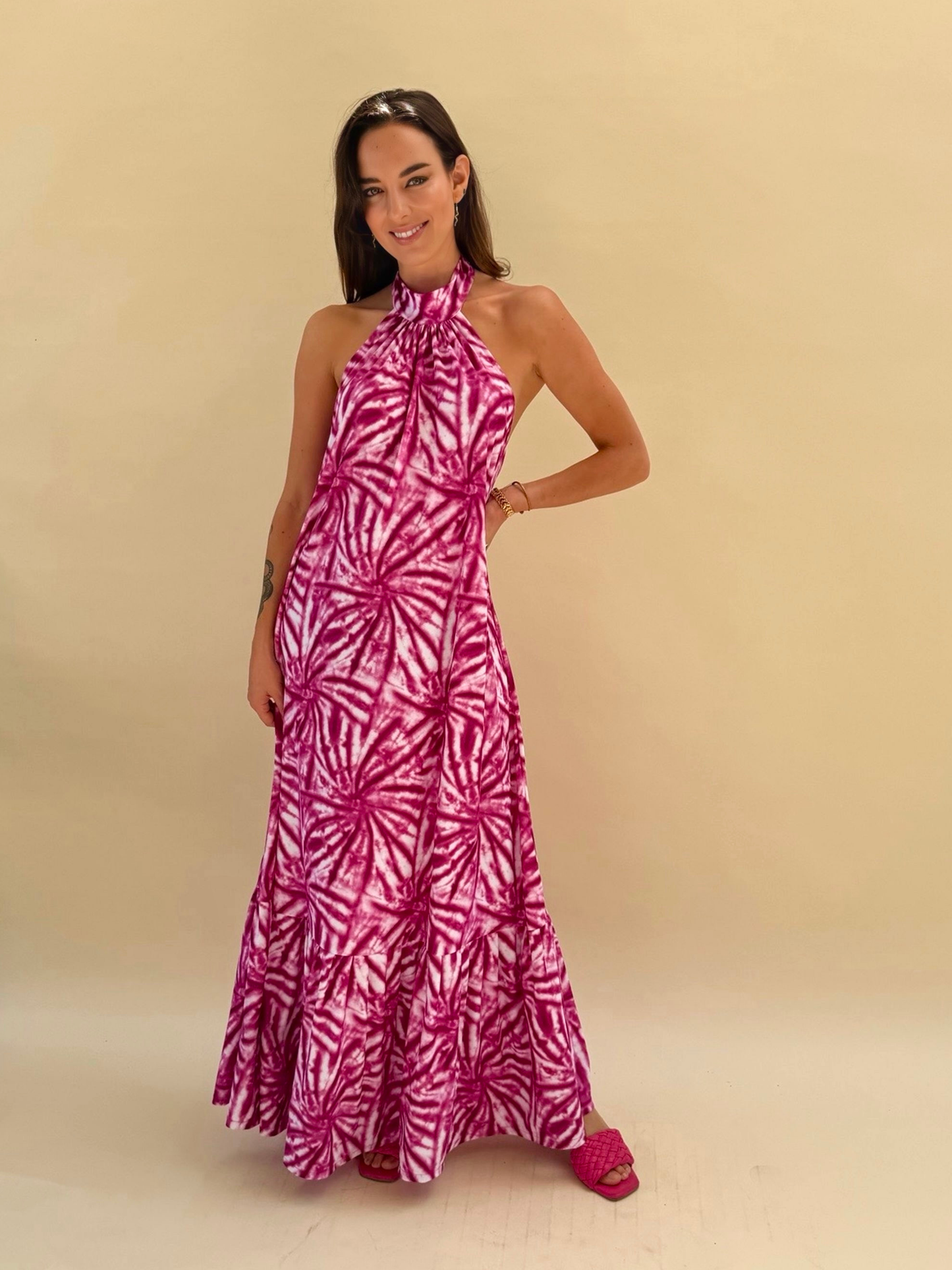 Vestido Fernanda -  Fucsia