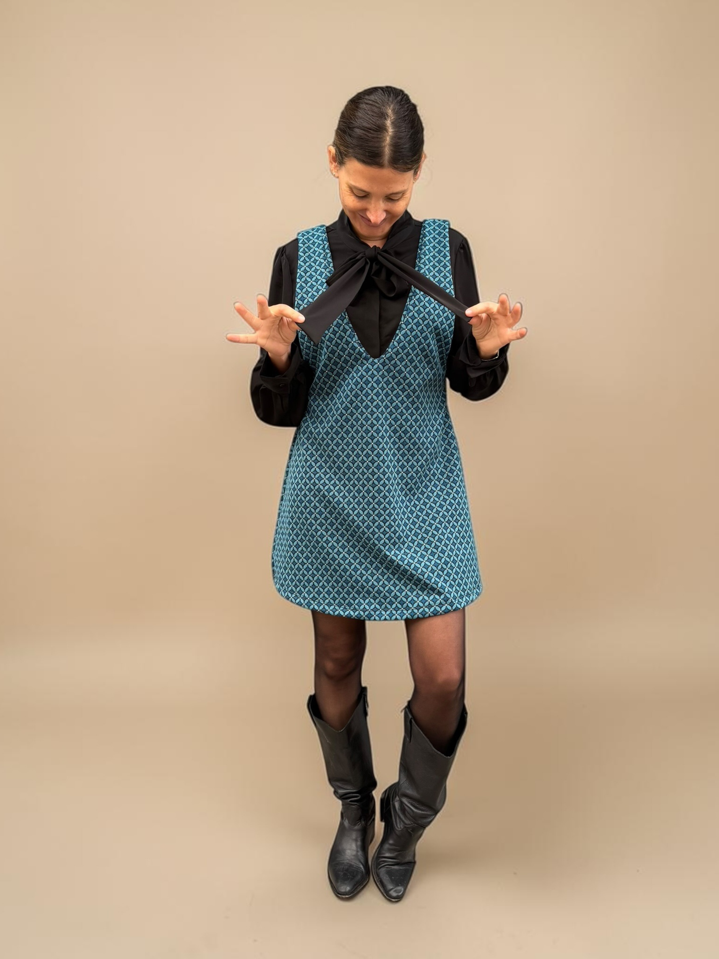 Jumper Florencia - Print Celeste