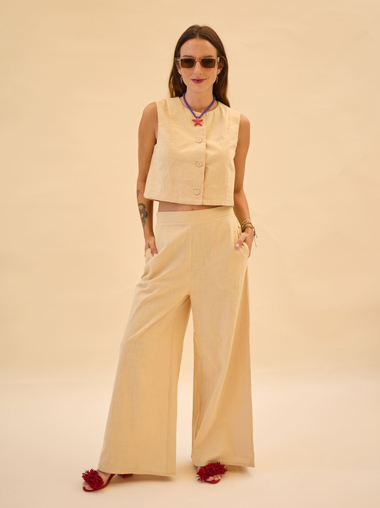 Pantalón Lara - Beige