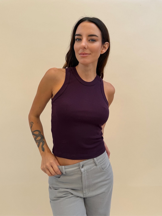 Polera básica - Burgundy