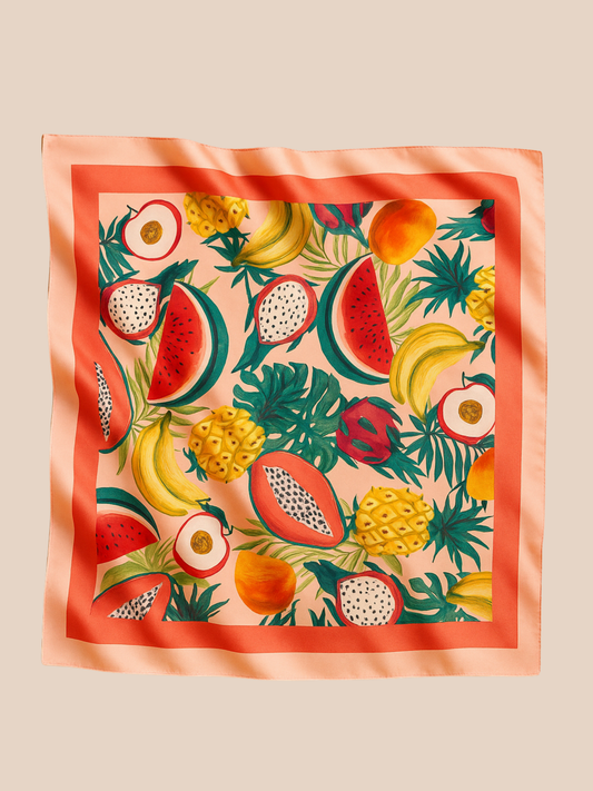 Pañuelo Tropical - Naranjo