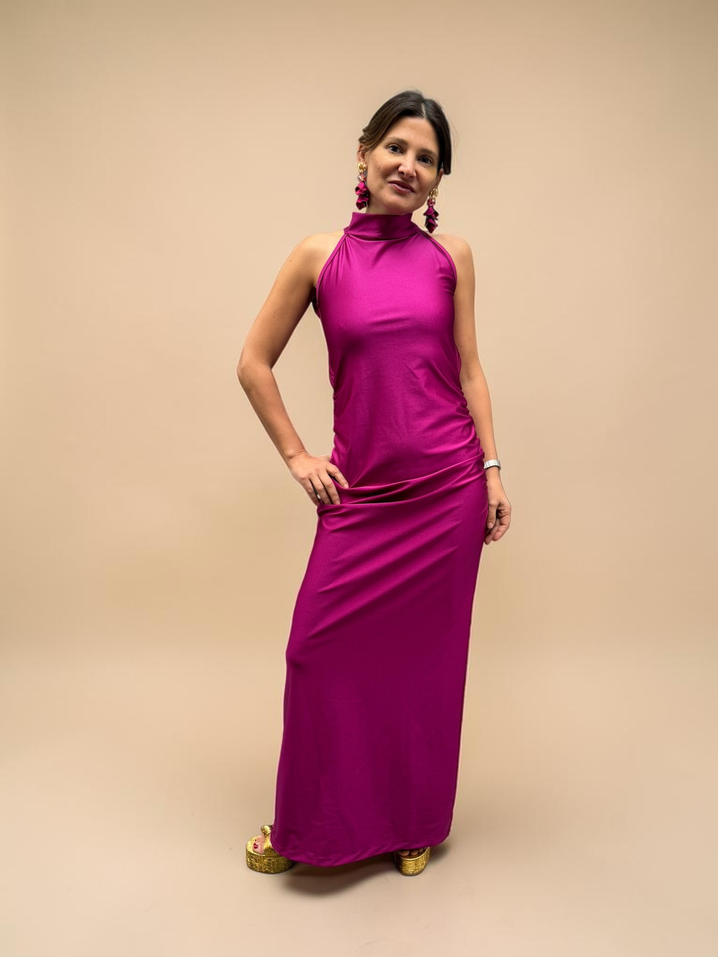 Vestido Triana - Magenta