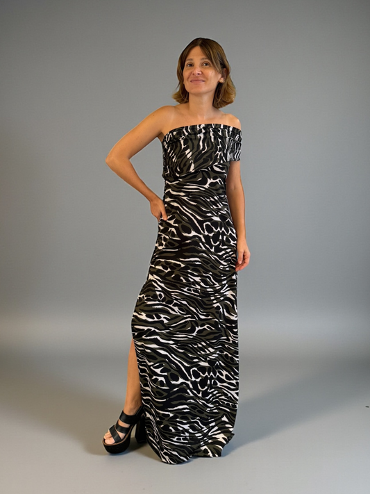 Vestido Nina - Print Verde