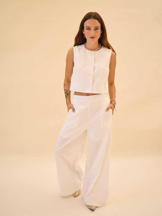 Pantalón Lara - Blanco