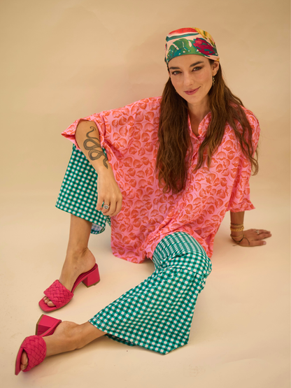 Patas Adela - Vichy Verde