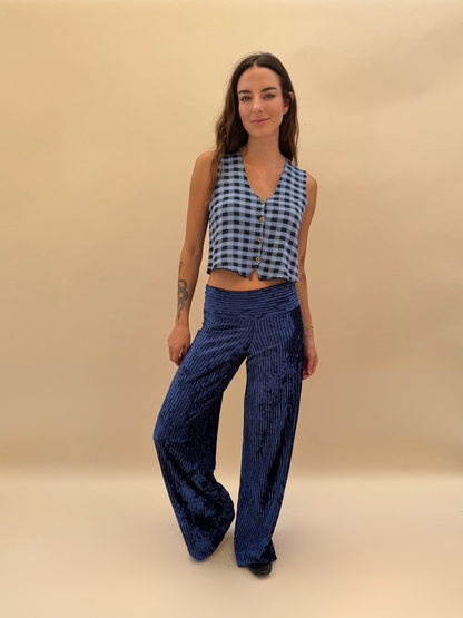 Patas Palazzo - Azul