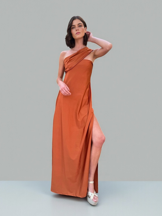 Vestido Nina -  Terracota