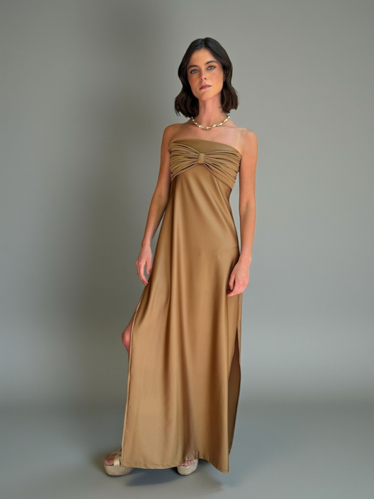 Vestido Virginia- Gold