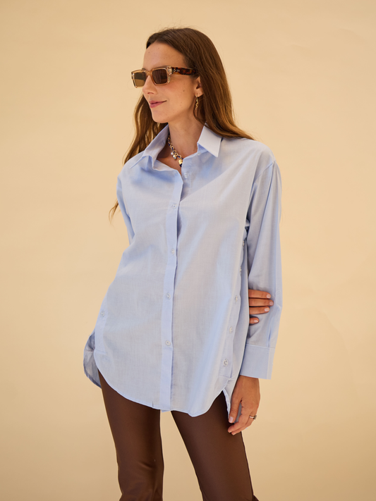 Blusa Graciela - Celeste